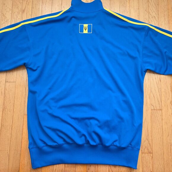 BARBADOS Jacket Mens 5XL Blue Full Zip STAR COMPANY Soccer Track Athleisure - Picture 7 of 8